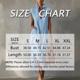 thumbnail image 2 of Morttic Women's Fashion Stand-Up Collar Short Sleeve Maxi Dress – Solid Color Side Split & Pocket Sexy Casual Summer Outfit Orange，L, 2 of 2