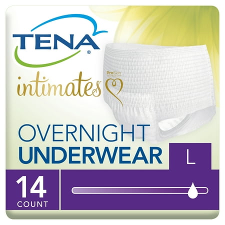 Tena Incontinence Underwear, Overnight, Large, 14 Ct - Walmart.com