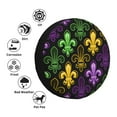 thumbnail image 5 of Gaeub Mardi Gras1 14-17in Tire Cover, Spare Tire Cover, for Camper Caravan, Trailer, Car, Truck, SUV, Jeep - 15 inch, 5 of 9