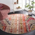 thumbnail image 3 of SAFAVIEH Monaco Risto Abstract Area Rug, Light Grey/Multi, 9' x 9' Round, 3 of 8