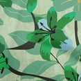 thumbnail image 1 of oneOone Velvet Forest Green Fabric Tropical Lily Floral Fabric For Sewing Printed Craft Fabric By The Yard 58 Inch Wide, 1 of 7