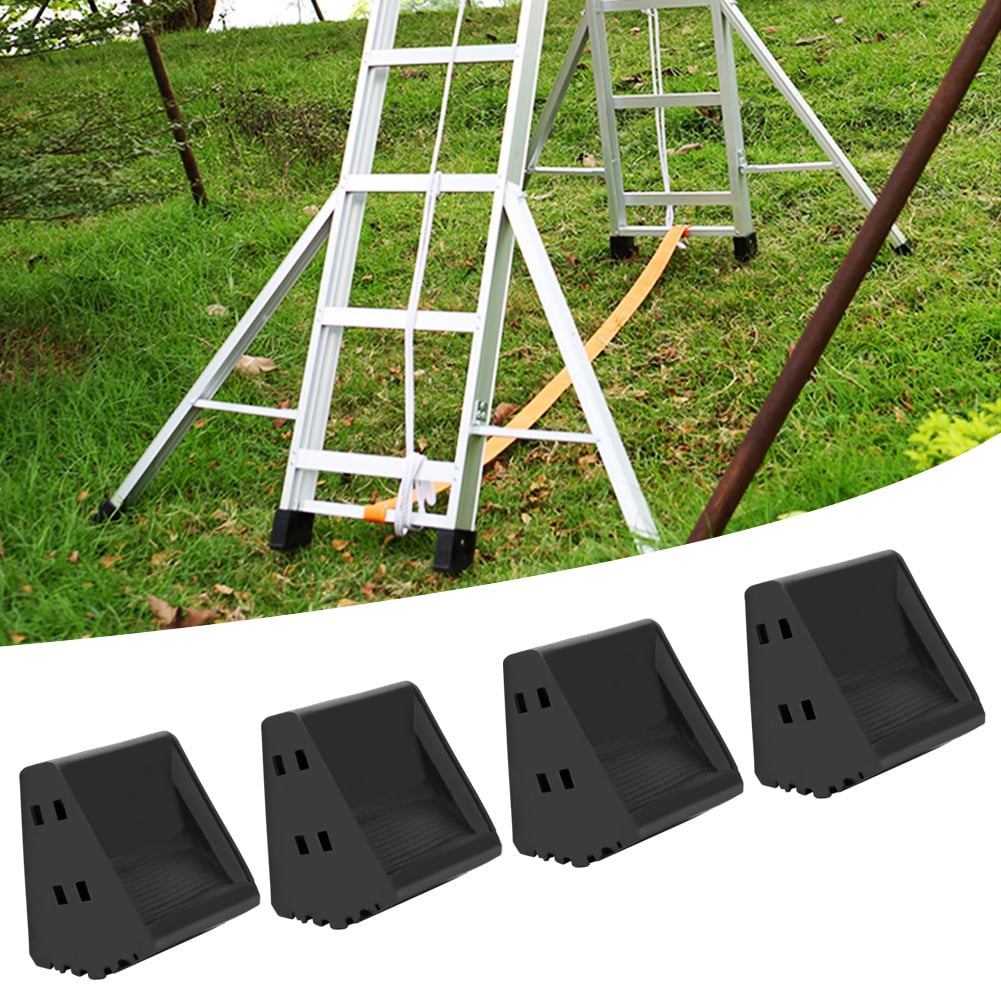 Tebru Ladder Foot Cover,Foot Pad,4Pcs Rubber Ladder Foot Pad Mat Non