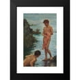 thumbnail image 2 of Henry Scott Tuke 10x14 Black Modern Framed Museum Art Print Titled - Variant on a Bathing Group, 2 of 5