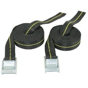 Lashing Straps 1 Inch X 8 foot - Kayak Straps - Stand Up Paddle Board - Surfboard - Tie Down Straps -Roof Rack - 2 Pack - Made in USA