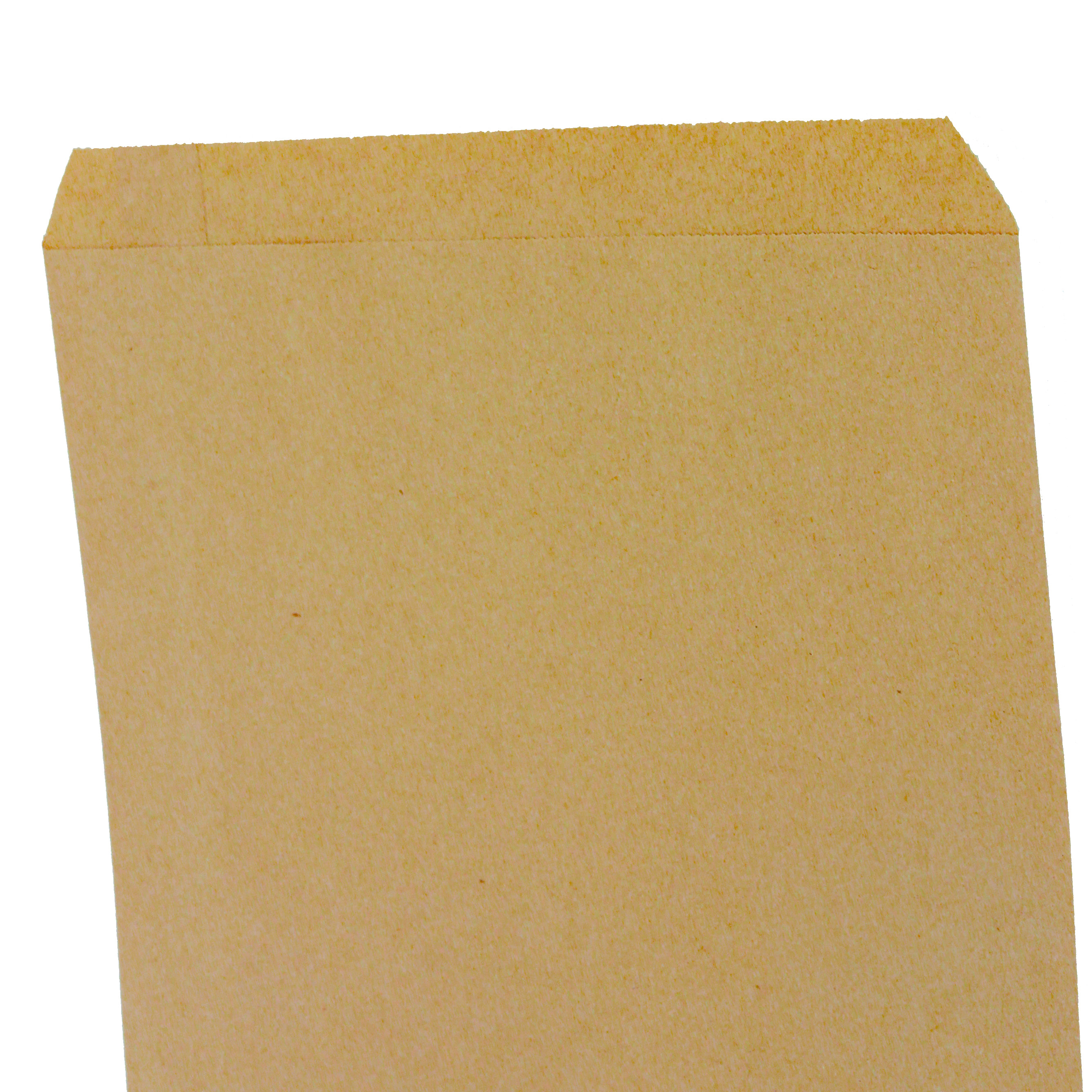 Medium Natural Kraft Paper Merchandise Bags - 8½”W x 11”H  - Case of 1000