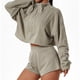 thumbnail image 2 of Pantalones cortos deportivos para mujer, cintura alta elástica, ropa deportiva de secado rápido para correr y trotar, 2 of 7