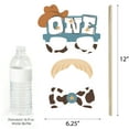 thumbnail image 4 of Big Dot of Happiness My First Rodeo - Little Cowboy 1st Birthday Party Photo Booth Props Kit - 20 Count, 4 of 6