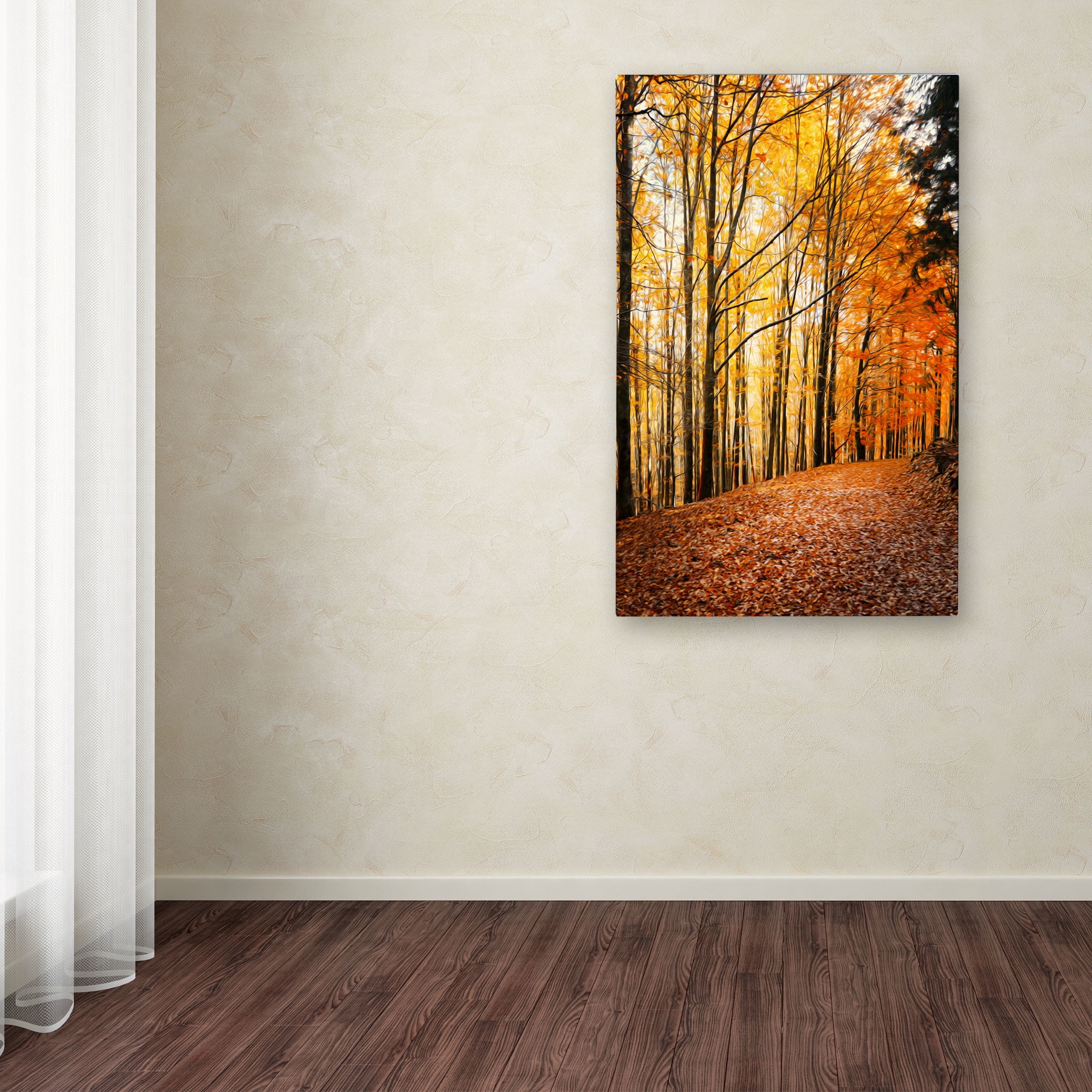 Trademark Fine Art "Yellow Moment" Canvas Art by Philippe Sainte-Laudy