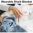thumbnail image 4 of LAICAIW The Ultimate Adult-Sized, Wearable Shark Blanket for Home & KitchenProduct Features (Color : XL), 4 of 7