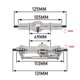 thumbnail image 5 of RC Car Metal Front and Rear Axle Assembly Kit for C14 C24 B14 B24 B16 B36 RC Car Update Parts, 5 of 5