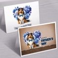 thumbnail image 3 of Shetland Sheepdog Proud Dad Happy Father's Day 7x5in Folded Greeting Card Sheltie Dog Lover Gifts Single Note Card with Envelope - 02008, 3 of 5