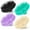 B-bk,starlight,teal,lavender, variant on 4Pack Hair Scalp Exfoliator Brush Dandruff Cleaning brush, Flexible Scalp Massager, Shower Shampoo Brush for Home, Office, Travel and Pets-BBTL