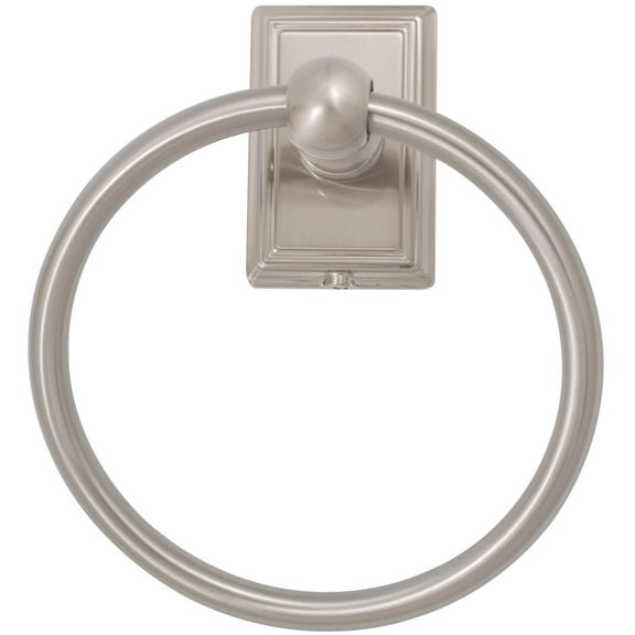 Westwood Towel Ring, Satin Nickel by Stone Harbor Hardware