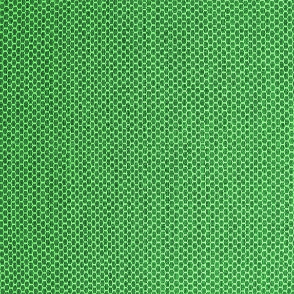 Ahgly Company Indoor Square Abstract Green Contemporary Area Rugs, 6' Square