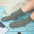 thumbnail image 3 of PUMIER 5 Pairs Wool Socks for Women Stocking Stuffers Gifts Winter Warm Hiking Crew Boot Socks, 3 of 5