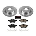 thumbnail image 3 of PowerStop Rear Z23 Evolution Sport Carbon-Fiber Ceramic Brake Pad and Drilled & Slotted Rotor Kit Fits: FORD Select Models K6398, 3 of 10