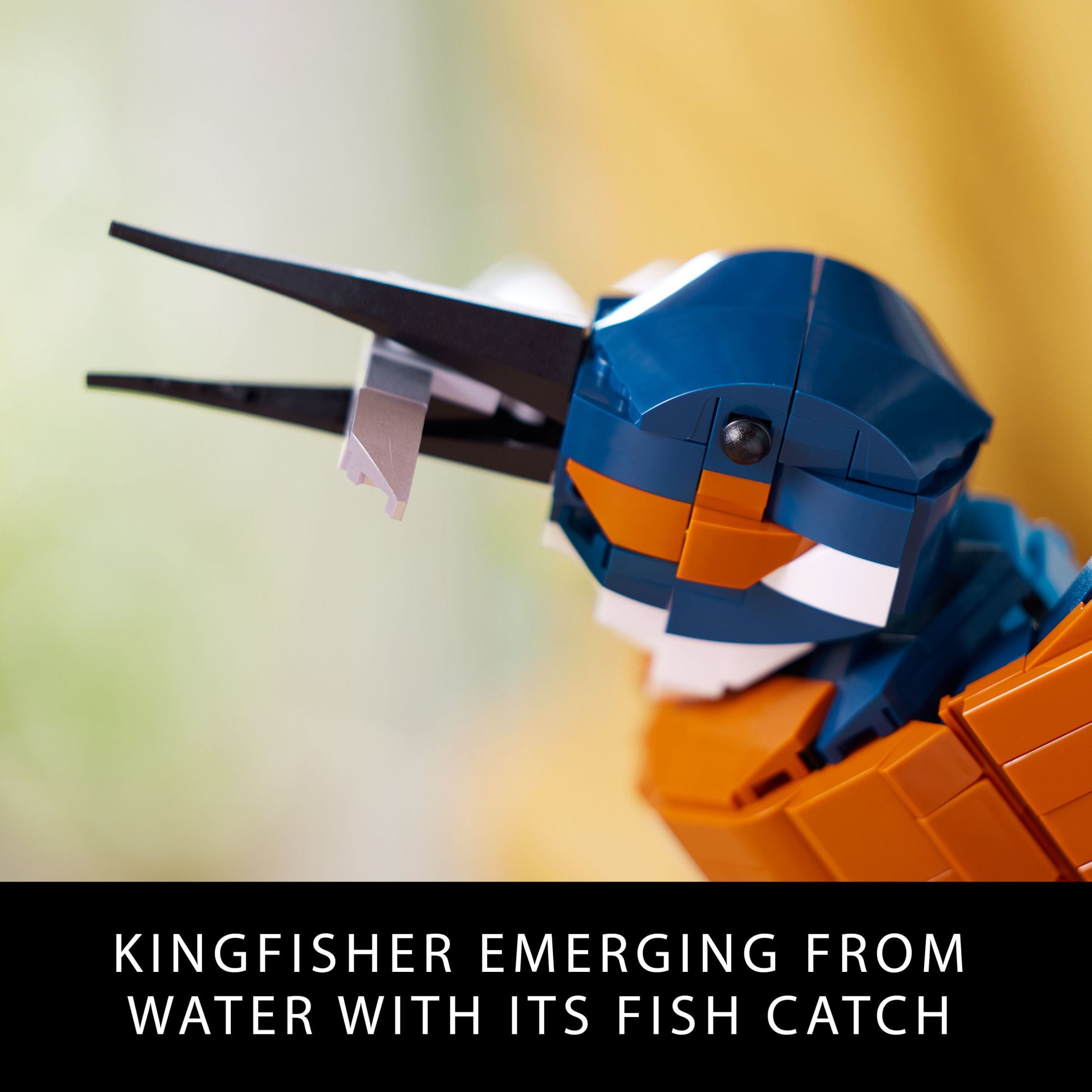 LEGO Icons Kingfisher Bird Model Building Kit - Detailed Building Block Set for Adults, 18+ - Relaxing DIY Craft for Bird Lovers - Gift for Graduation - 10331