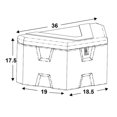 thumbnail image 3 of Buyers Tool Box 1701680 Single Lid; Black; Polyethylene, 3 of 10