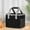 Black, variant on Bxaolu Lunch Bag Women Men, Reusable Insulated Thermal&nbsp;Lunch Box Adult Water Resistant Lunch Tote Bag For Work, Picnic, Beach, Travel&nbsp;(Black)