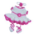 thumbnail image 1 of Adorable Vestido Hecho Punto Calcetines Diadema Set para 17 '' - 18 '' Reborn Baby Girl Doll , Rosa Roja Baoblaze vestido de muñecas de la vida real, 1 of 8