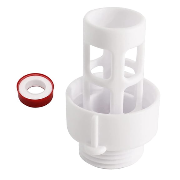 CPAN 10184 Hose Drain Plug Connector Pool Hose Adapter Replacement for Round Swimming Pools & Garden Hose Drain Plug With Tape