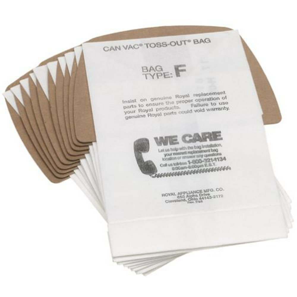 Dirt Devil Type F Vacuum Cleaner Bags (10Pack)