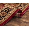 thumbnail image 4 of Noble Medallion Red Green Ivory Light Blue Black Persian Floral Oriental Formal Traditional Area Rug Shed Free Modern Contemporary Transitional Soft Living Dining Room Rug, 4 of 7