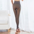thumbnail image 6 of Kiplyki Fashion Legs Fake Translucent Ladies Keep Warm Solid Fleece Pantyhose, 6 of 8