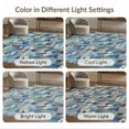 thumbnail image 7 of ODIKA 9'x12' Blue Beige Geometric Abstract Washable Area Rug Dynamic Mosaic Inspired by Modern Art for Great Room, Indoor Concept, Large Living Low Pile, Flatwoven, 7 of 7