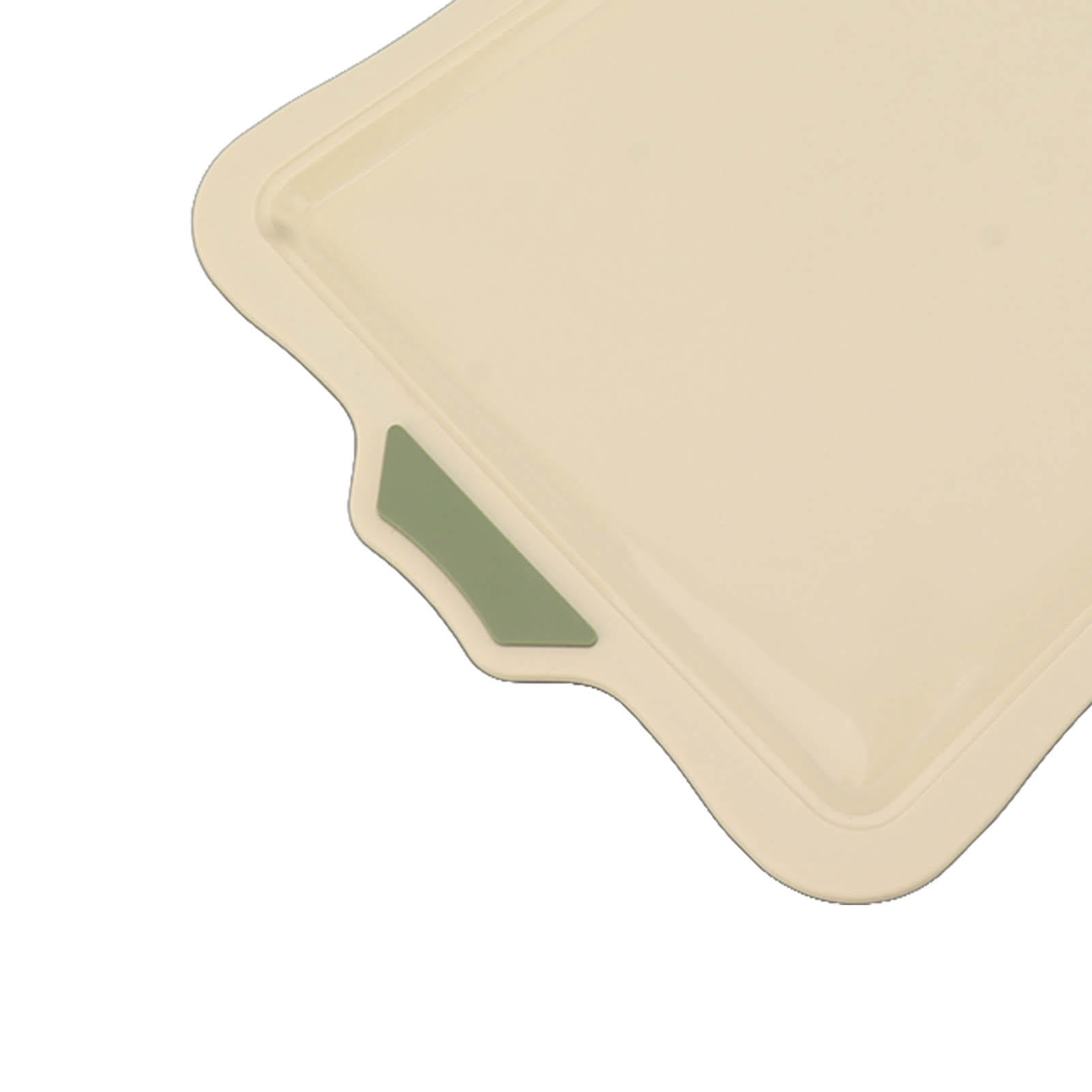 YAHHU Silicone Baking Sheet Pan – Flat Base, Non‑Stick, Heat‑Resistant 16.9" x 11" Cookie & Cake Tray for Home Baking