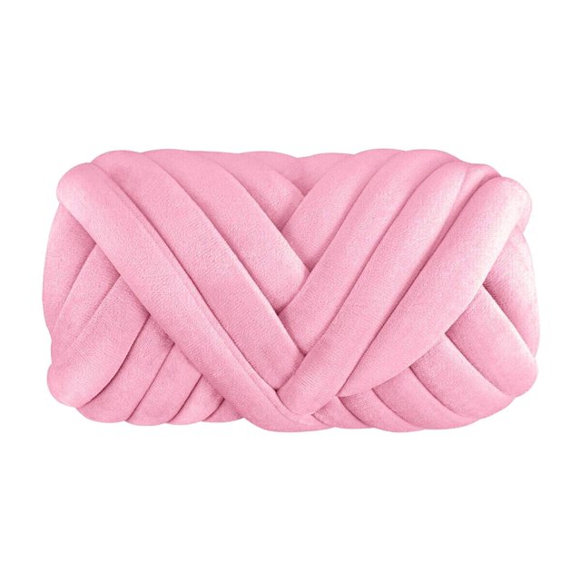 pitrice Chunky Yarn Knitting Arm Knit Soft Yarn 250G for DIY Rug Making Sweaters Pink