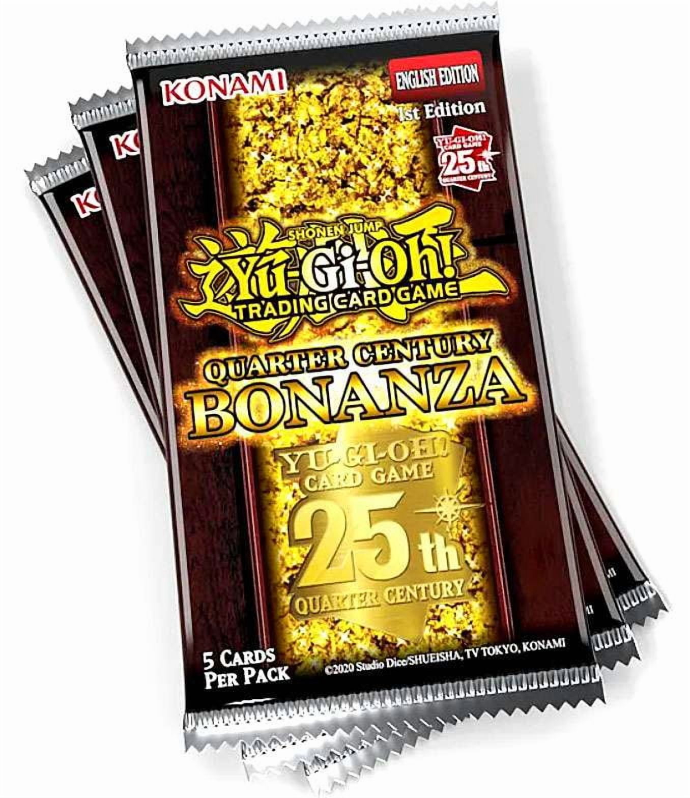 Konami Yu-Gi-Oh! Quarter Century Bonanza Booster Box, 5 Cards Per
