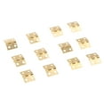 thumbnail image 1 of 12x Jewelry Dollhouse Window Hinge Mini Small Jewelry Chest Box Hinges New Gold, 1 of 8