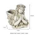 thumbnail image 1 of Maceta de resina para suculentas figuritas artesanales para interior exterior jardín Wdftyju patio pueblo estatua decoración, 1 of 8