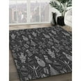 thumbnail image 2 of Ahgly Company Indoor Rectangle Patterned Midnight Gray Area Rugs, 5' x 8', 2 of 6