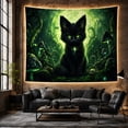 thumbnail image 6 of Kittens Fluffy Kitten with Vivid Eyes Sitting Upright, Playful Fantasy for Cat Lovers, Cat Wall Art, Mother'S Day Gift, Tapestry Wall Hanging for Bedroom, Living Room and Dorm, 6 of 7