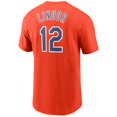 thumbnail image 3 of Men's Nike Francisco Lindor Orange New York Mets Name & Number T-Shirt, 3 of 3