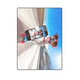 thumbnail image 1 of RYLABLUE Couverture Jetée pour Chien Jack Russell Terrier Lit Canapé 58x80 Pouces, 1 of 3
