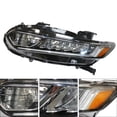 thumbnail image 3 of 1 Pair Halogen LED Headlights R+L Headlamp Driving Lamp For 2018~21 Honda Accord Left +Right Side Halogen LED Headlight For Honda Accord Sedan 2018 2019-2021 20, 3 of 3