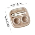 thumbnail image 3 of Portable Travel Contact Lens Case with Double Holder and Tweezers Slot for Daily Use and On-the-Go Storage, 3 of 6