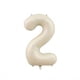 thumbnail image 1 of 1pc, Beige Caramel Heart Balloons, Crown Happy Birthday Baloons, 1 2 3 4 5 6 Baby Shower Number Foil Balloon, Helium Baby Shower Globos, Creative Small Gift, Holiday Accessory, Birthday Party Supplies, 1 of 4