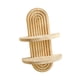 thumbnail image 2 of Estante de pared de madera estilo bohemio con arcoíris, decorativo, elegante, para guardería, resistente y flotante. 21.5cmx35cm, 2 of 9