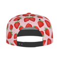 thumbnail image 4 of Haiem Strawberries Classic Snapback Cap Flat Bill Hat Baseball Cap Adjustable Size Cotton Dad Hat, 4 of 9