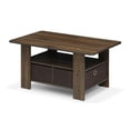 thumbnail image 4 of Furinno Table Basse Andrey avec Tiroir, Noyer Columbia/marron Foncé, 4 of 5