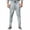 Gray, variant on HBGVBA Men's Pants,Trousers for Men,Men's Casual Fashion Solid Color Drawstring Elastic Waist Pocket Zipper Versatile Daily Wear Pants