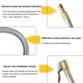 thumbnail image 2 of Car Truck Valve Stem Quick Connection Extender Compressor Pump Inflator Kits Extension Wheel Flexible Tube Adapter Repair Type 2 10cm, 2 of 9
