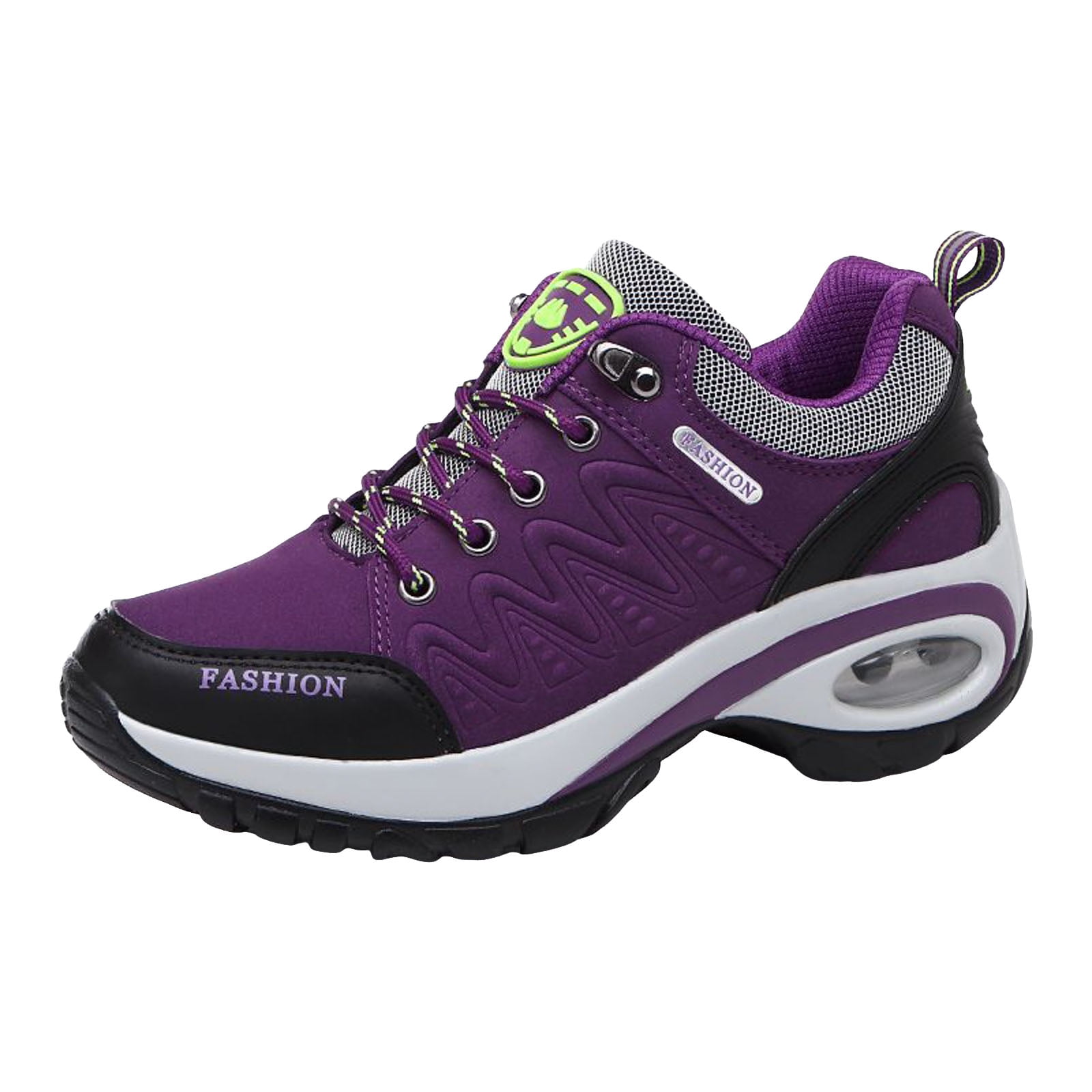 Dakaela Women's Waterproof Hiking Boots Outdoor Trekking Camping Shoes Arch Support Cushion Sneakers