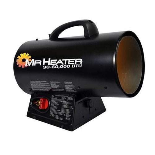 Mr. Heater MH60QFAV QBT Forced Air Propane Heater, 30000-60000 BTU by Mr. Heater