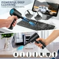 thumbnail image 3 of SHAR Air Duster - Keyboard Cleaner for Desktop - No Air Duster - Reusable - Good Replacement for Air Can - 91000RPM Electric Air Duster - 7600mAh Cordless Air Duster, 3 of 5
