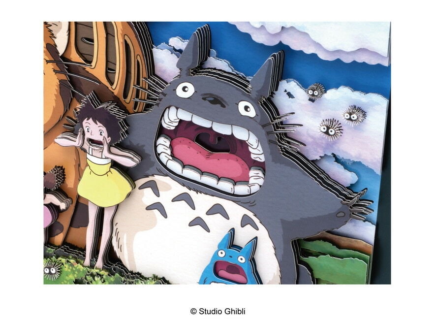 Ensky My Neighbor Totoro Paper Shadow Art Sound in the Sky SA-01